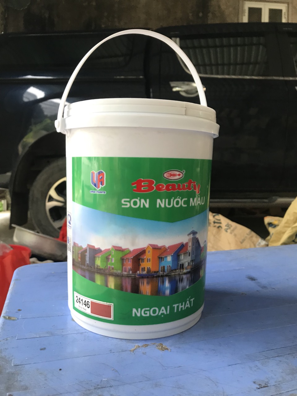 Sơn nước màu ATM (đỏ gụ)5L