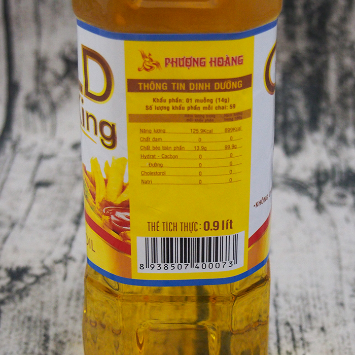 combo 3 chai Dầu ăn Gold King 900ml