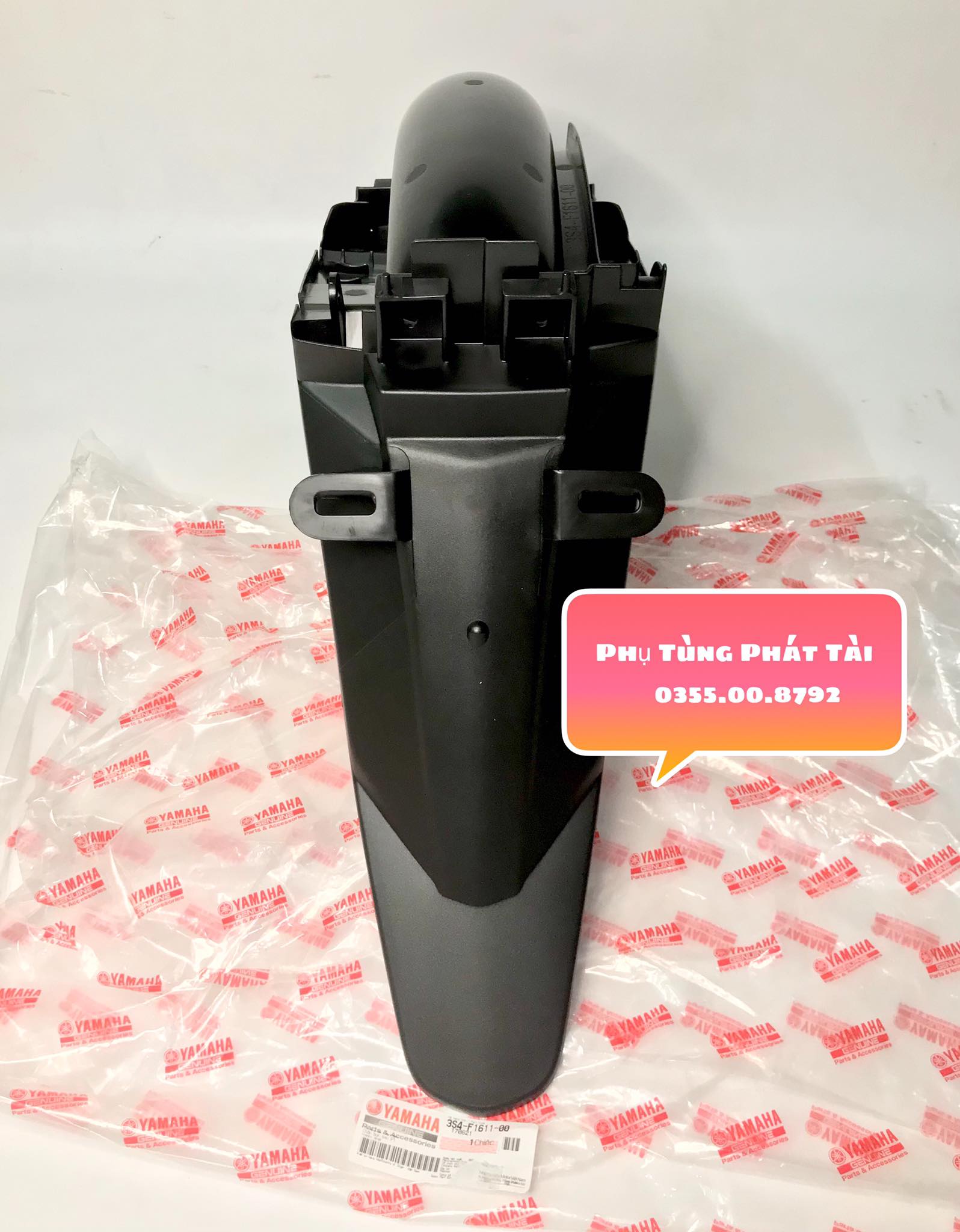 Đuôi Biển Số - Chắn Bùn Sirius Chính Hãng Yamaha