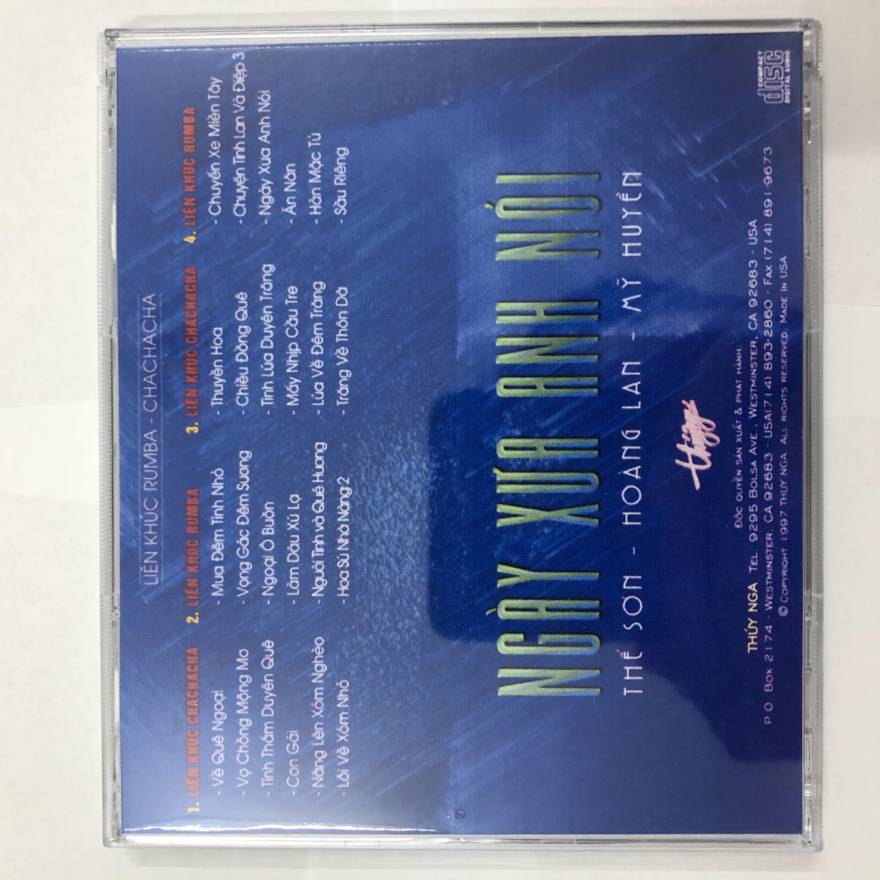 [HCM]CD Thúy Nga CD149 - Liên Khúc Ngày Xưa Anh Nói