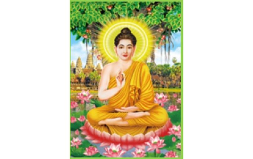 [HCM]TRANH THÊU PHẬT THÍCH CA DV6149