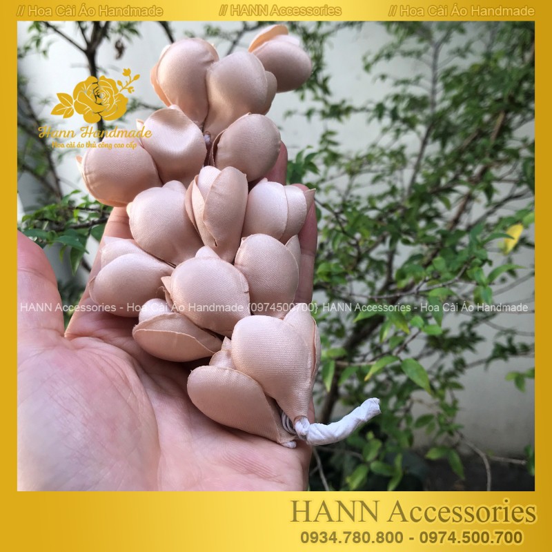 Hoa Cài Áo , Bông Cài Áo Váy [HANN HANDMADE - Hoa cài áo, phụ kiện thời trang sỉ]