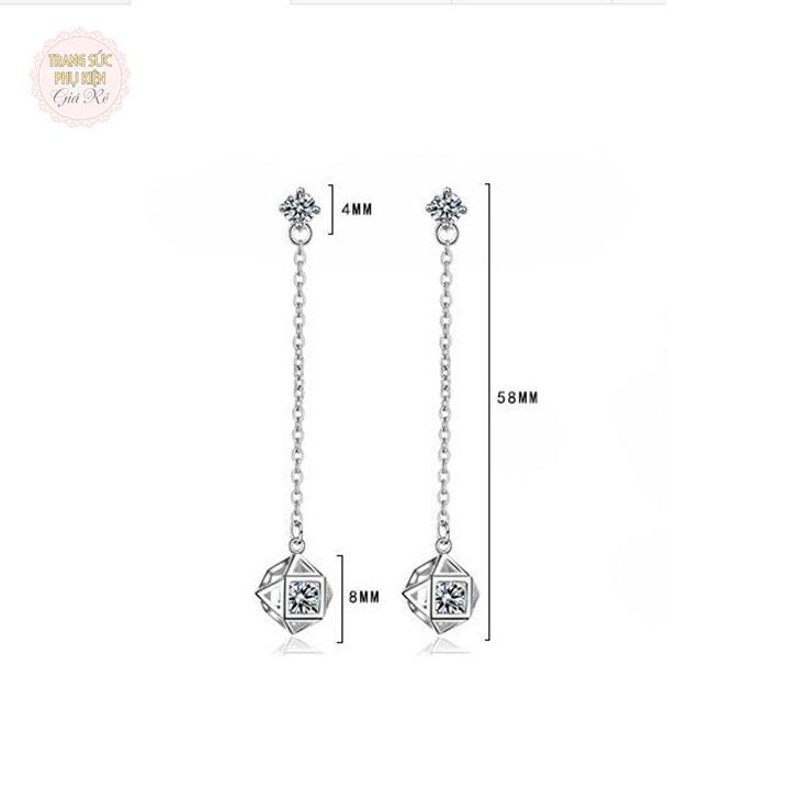 [HCM]Hoa tai thời trang dự tiệc dáng dài HT226