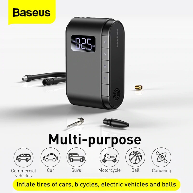 Máy bơm lốp xe hơi Baseus Dynamic Eye INFLATOR PUMP