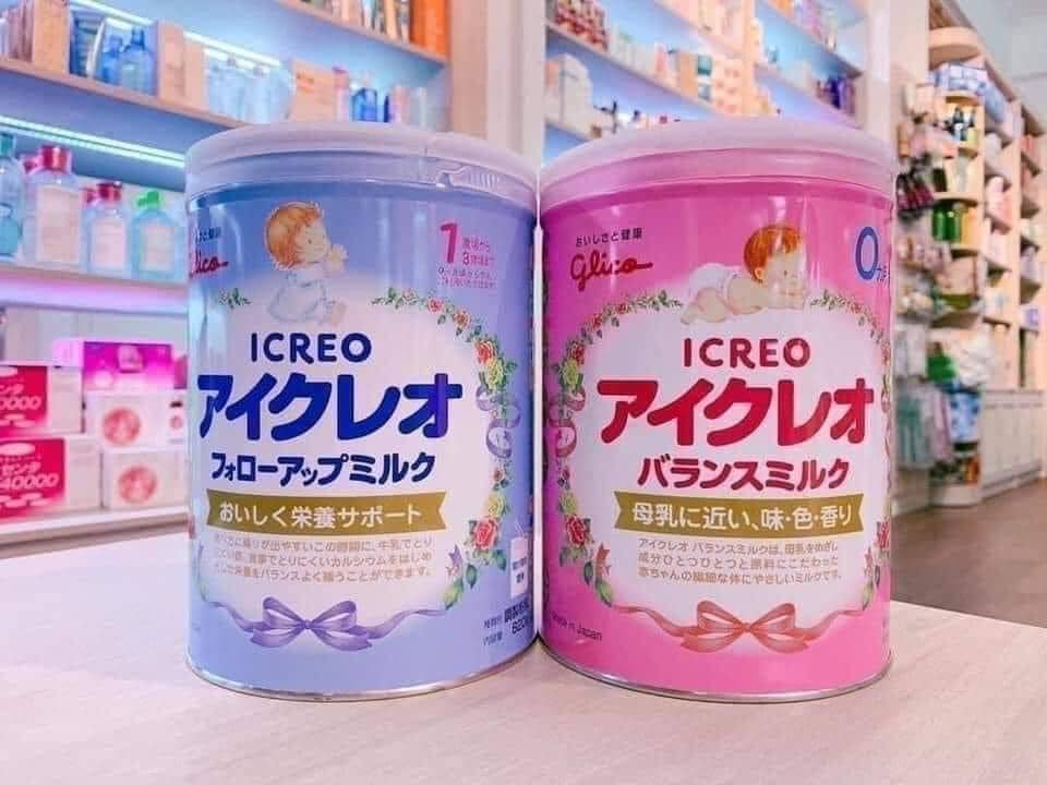 Sữa glico số 0-1 và 1-3 tuổi