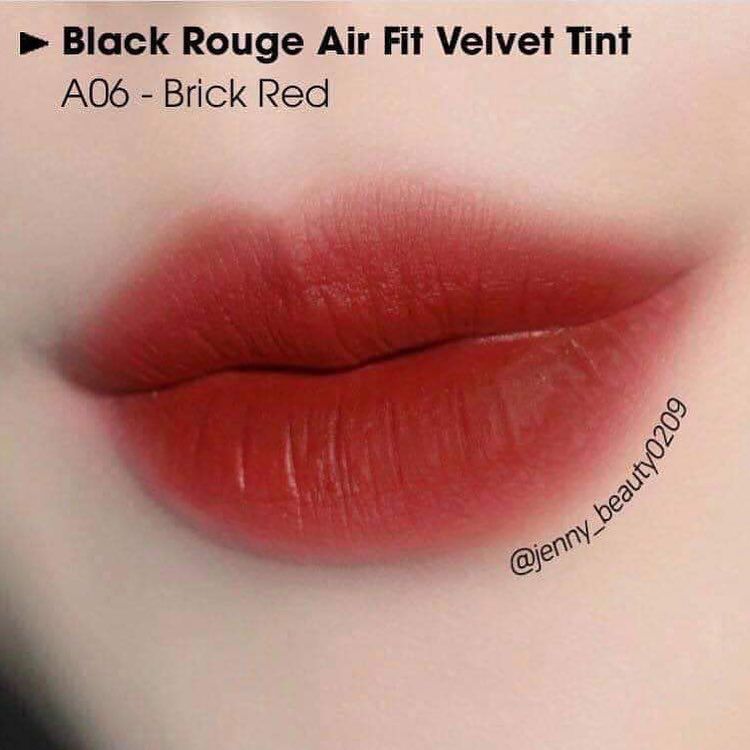 SON KEM BLACK ROUGE A06 ĐỎ GẠCH
