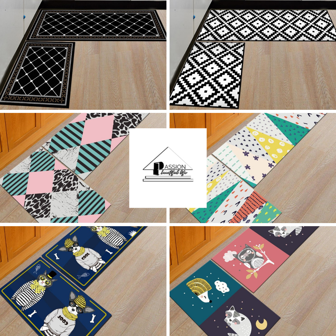 [HCM]Bộ 2 Thảm Hoạt Hình 40*60 Và 40*120cm PA9104