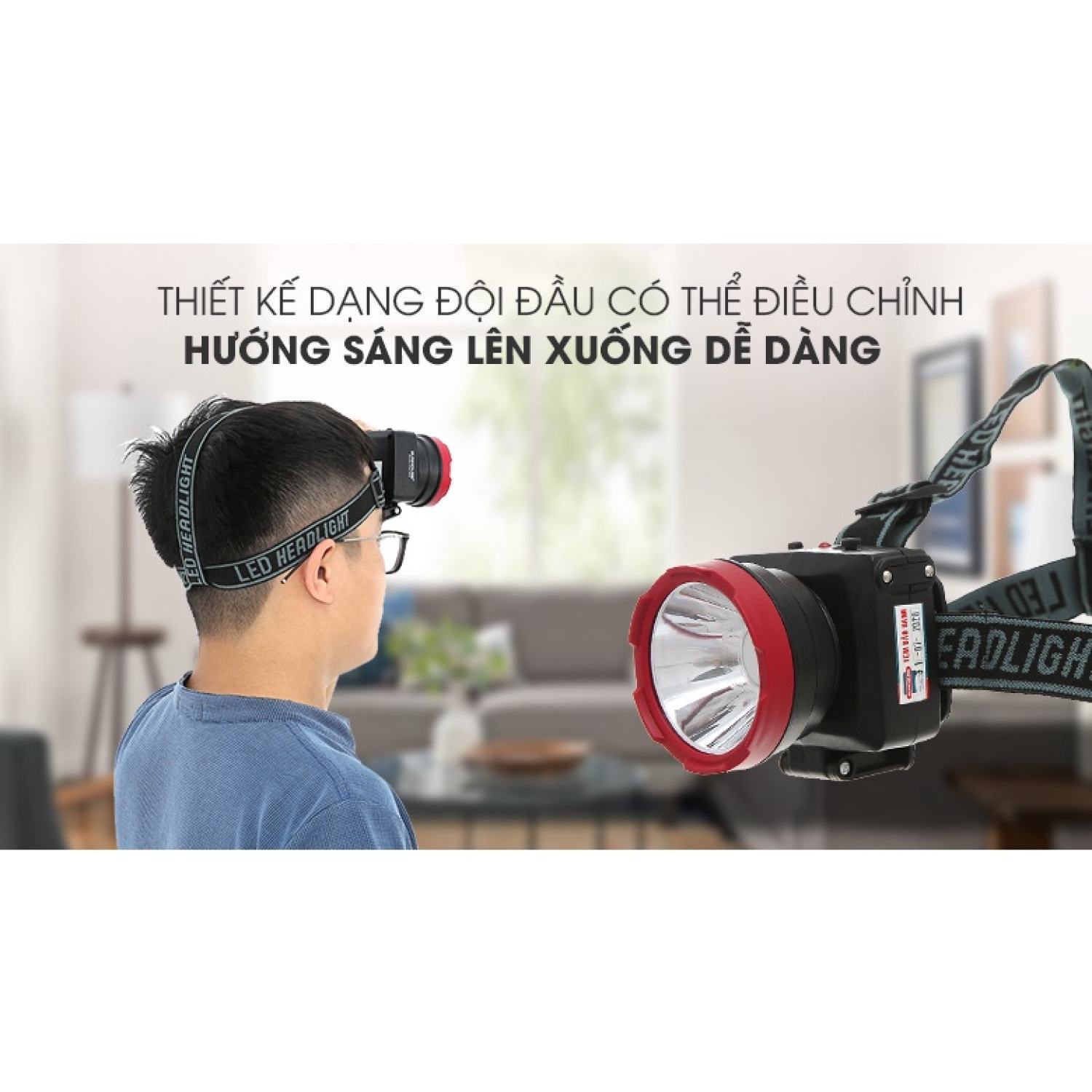 Đèn pin đội đầu SUNHOUSE – cỡ trυng SHE-5032