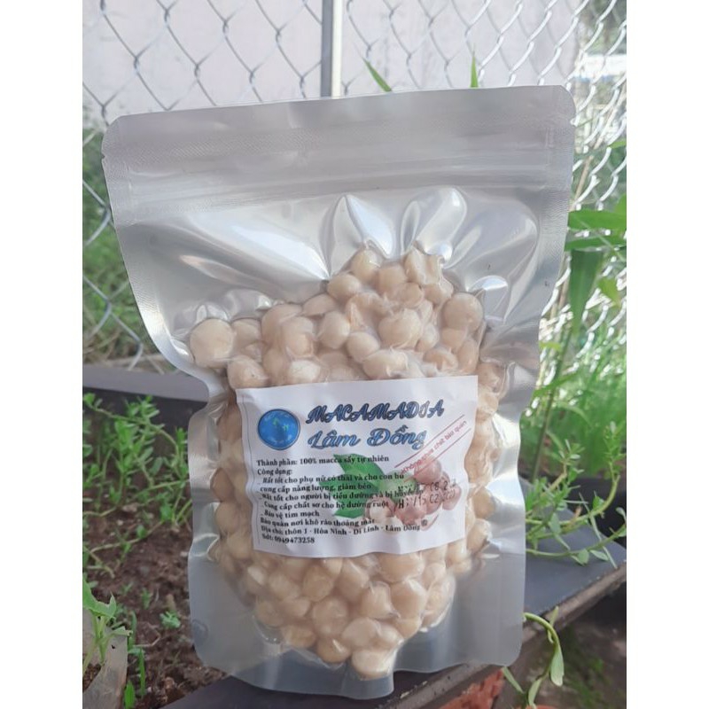500g nhân macca tươi làm sữa