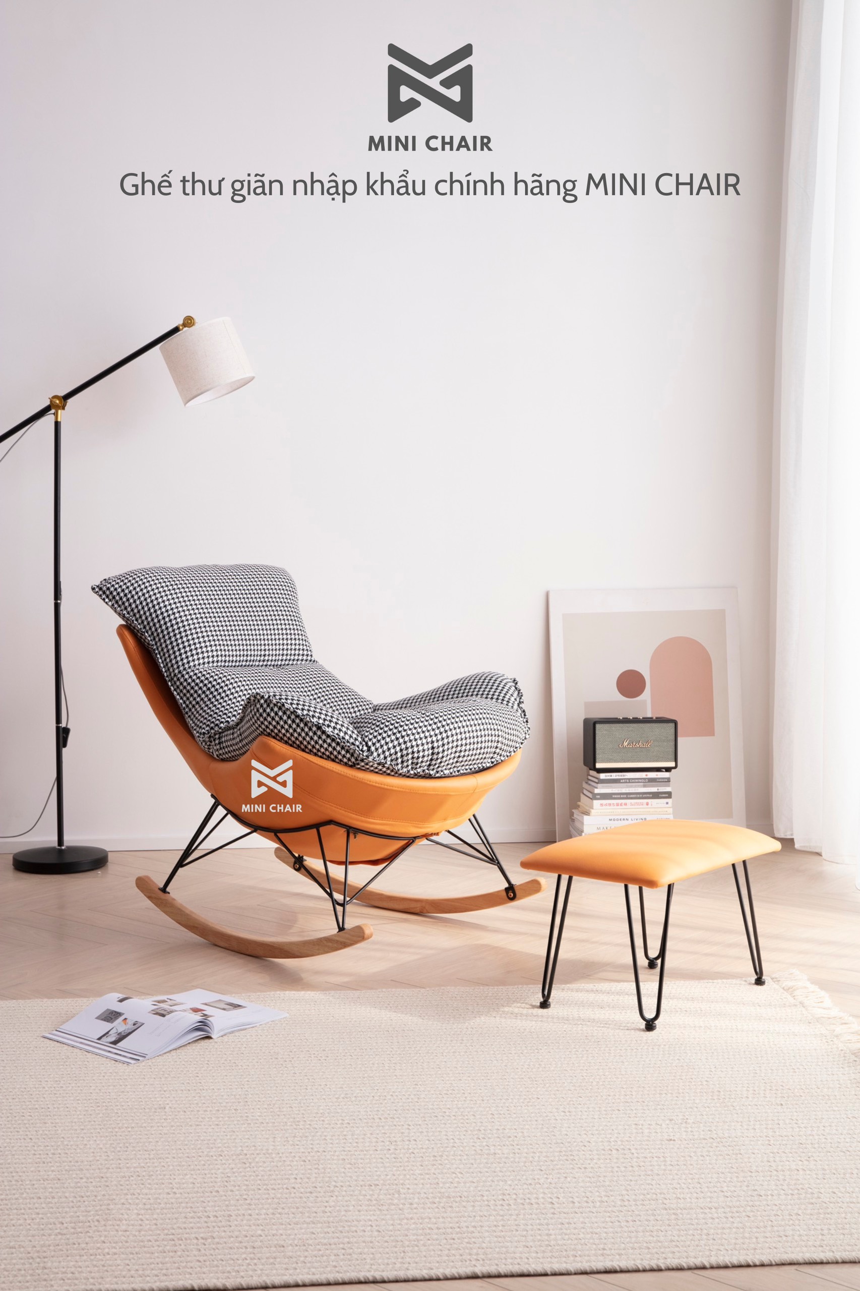 GHẾ BẬP BÊNH THƯ GIÃN ĐỌC SÁCH, CAFE CHILL