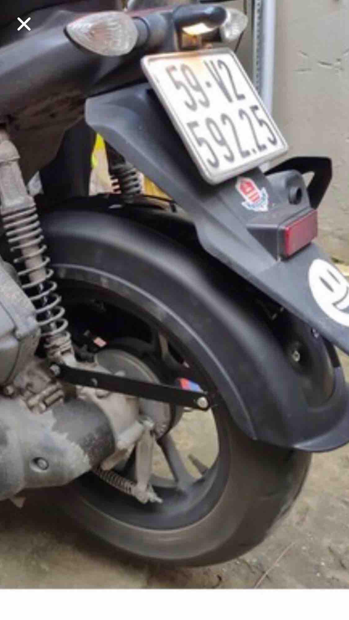 Dè chắn bùn xe NVX 155cc đời 2017 2018 2019 2020 full bánh