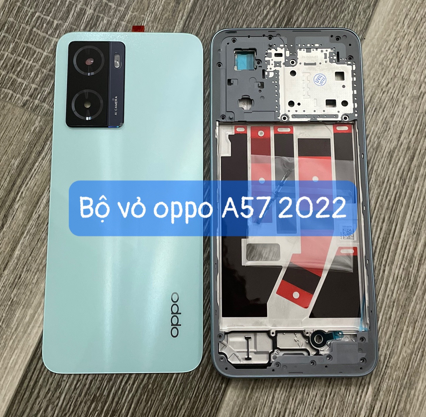 bộ vỏ oppo a57 zin (2022) có kính cam