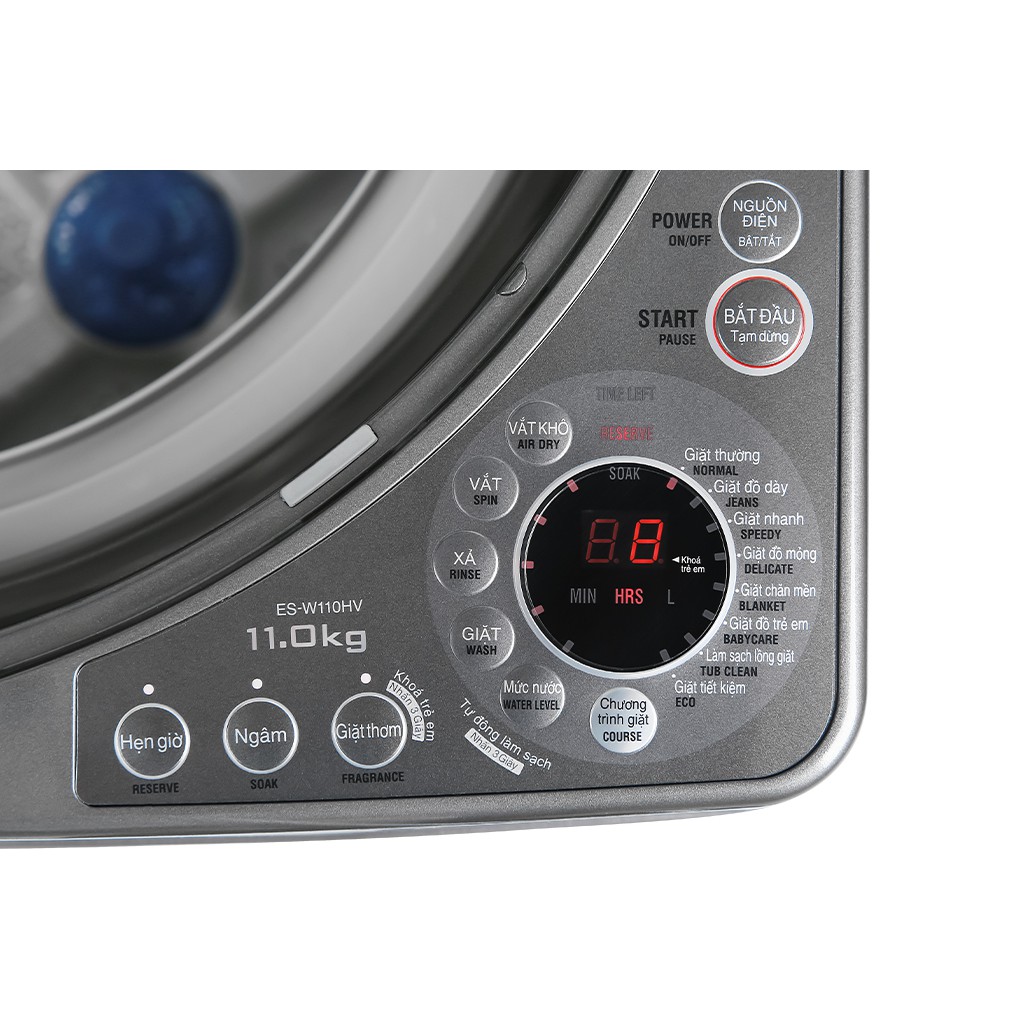 [TRẢ GÓP 0%] Máy giặt Sharp ES-W110HV-S (Giá áp dụng giao tại HN, HCM& các tỉnh liên hệ shop)