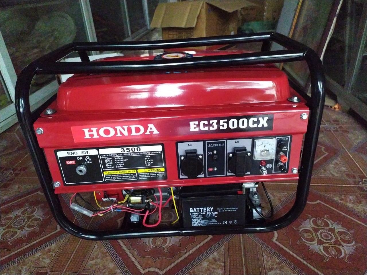 Máy phát điện SHIRUKU Nhật Bản- công suất 3.5kW