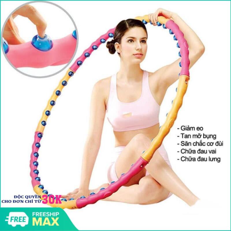 Vòng lắc eo hula hoop giảm béo bụng giá rẻ - Vòng lắc eo - massage giảm mỡ bụng (Nhiều màu) nhập khẩu