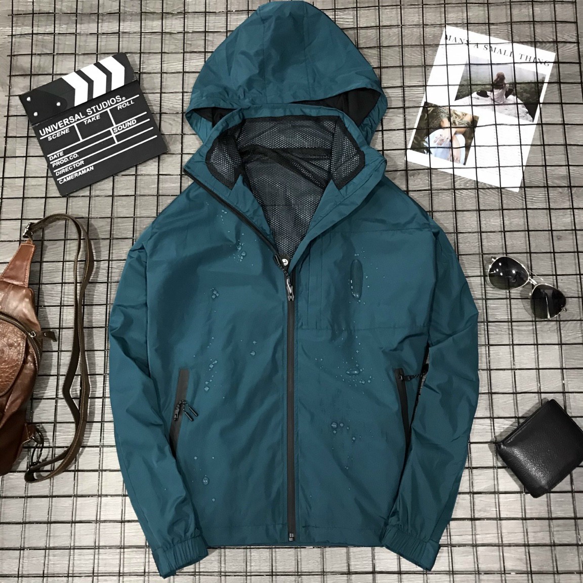 [HCM]Áo Khoác Gió NamÁo Khoác Chống NắngĐi Mưa Áo Khoác Dù Nam Vải Dày Mẫu Mới