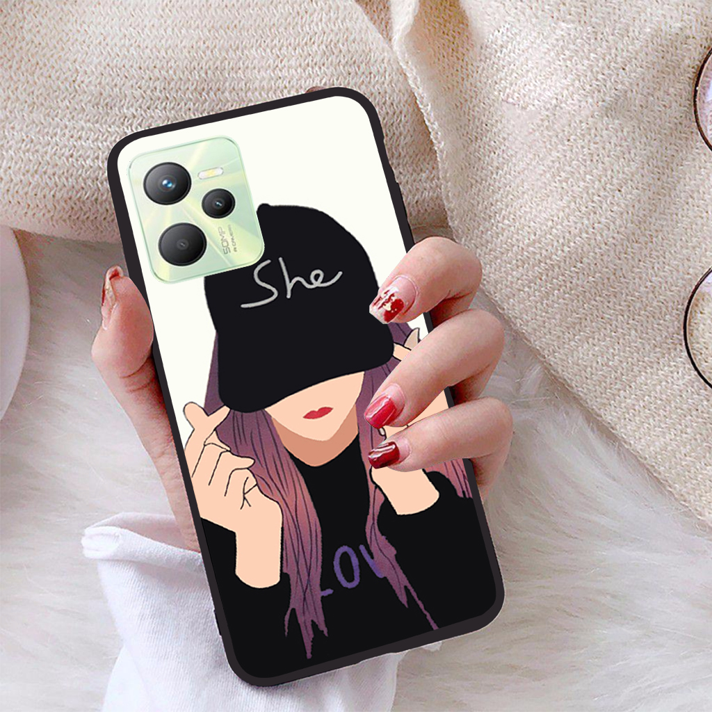 Ốp lưng Realme C35 viền dẻo TPU BST Ốp đôi