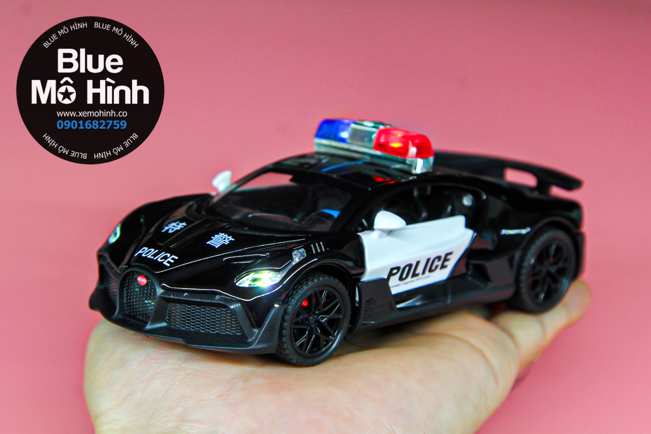 Mô hình xe Bugatti Divo Police MT 1:32 Cảnh sát