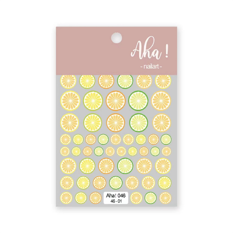 Sticker 3d hàn quốc đáng yêu - hình dán móng tay aha!