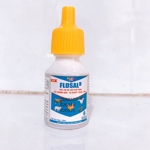 Thuốc đặc trị khò gà, hô hấp trên gà đá, chó mèo GFlosal D