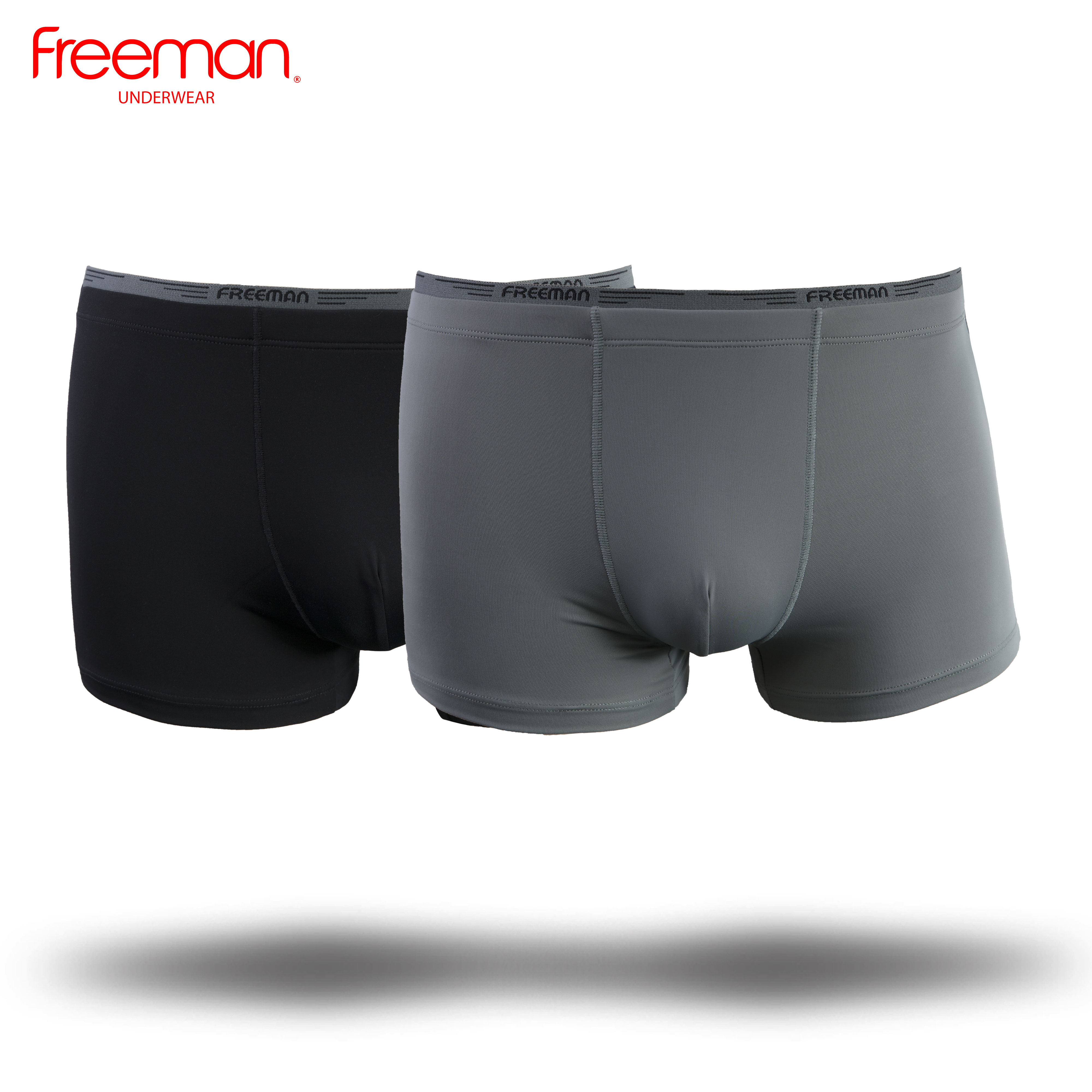 Quần lót boxer nam thun lạnh 2 da cao cấp Freeman [Combo 2] - 6525