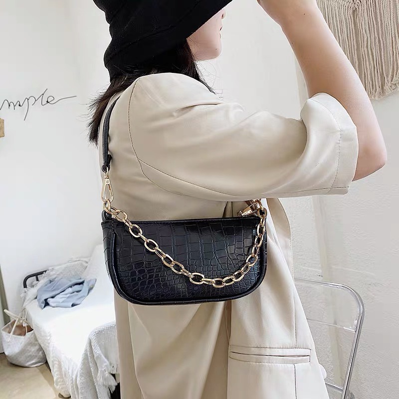 (Có ảnh thật) Túi Đeo Chéo Nữ Mới Phong Cách Châu Âu Retro - Túi Xách Nữ đeo chéo Kẹp nách 3 dây điều chỉnh T060 cao cấp giá rẻ công sở cầm tay M66