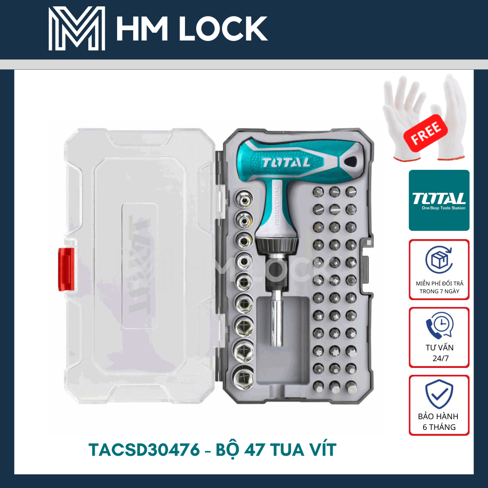 Bộ 6 tua vít điện tử sửa đồng hồ total - hàng chính hãng - tht250ps0601 - hm lock