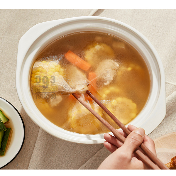 Combo 12 Giấy Thấm Dầu Mỡ Thức Ăn Nấu Canh Súp 20cm