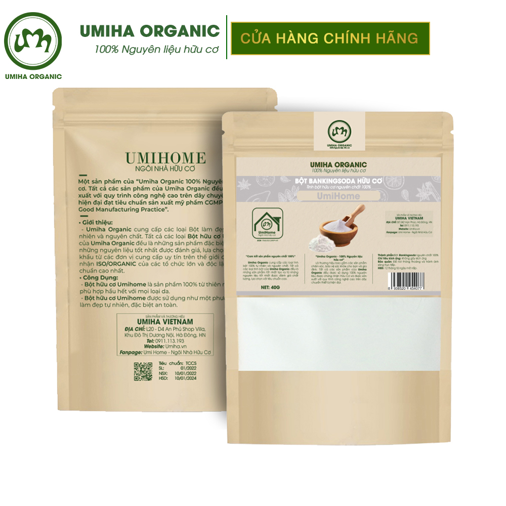 Bột Baking Soda trắng răng UMIHOME 85G