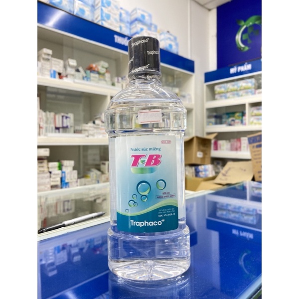 NƯỚC SÚC MIỆNG T-B TRAPHACO - CHAI 500ML