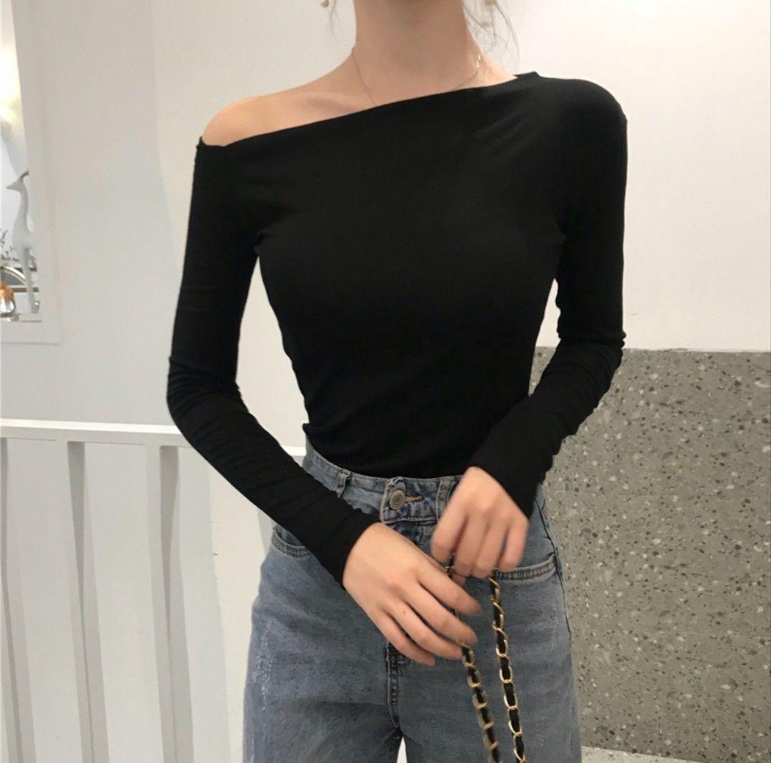 Áo thun lệch vai, chất lụa đẹp mê 11427-1