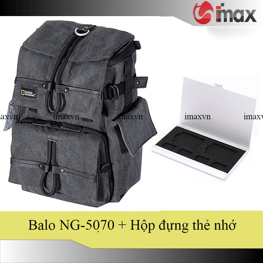 Ba lô máy ảnh national geographic ng-5070 + hộp đựng thẻ all in one