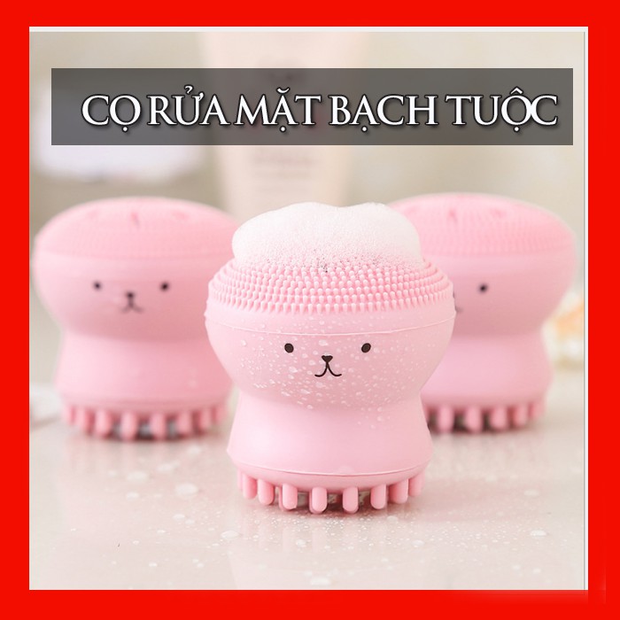 [HCM]Cọ rửa mặt bạch tuộc BT15 cọ rửa măt máy rửa mặt