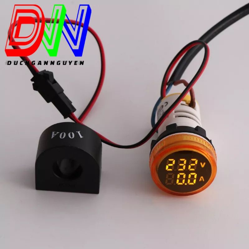 Đồng hồ Led đo Volt và Ampe AC 500V 100A