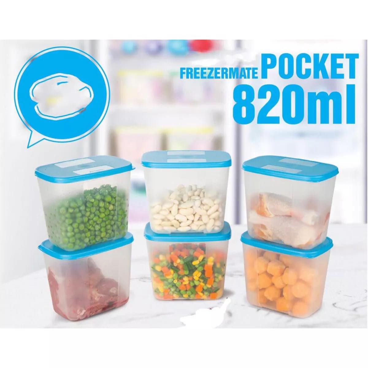 Hộp trữ đông Tupperware nhiều size