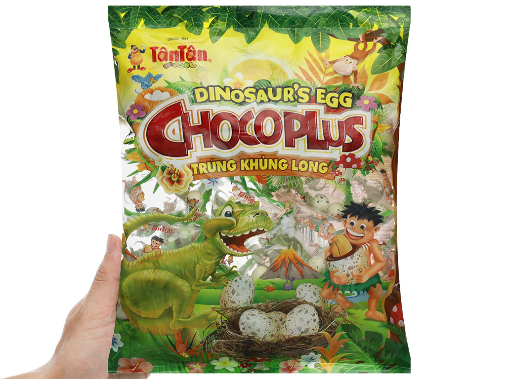 KẸO ĐẬU TRỨNG KHỦNG LONG TÂN TÂN GÓI 96GRB