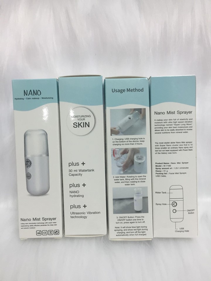 [HCM]Máy Phun Sương Xịt Khoáng Nano Mini Cầm Tay