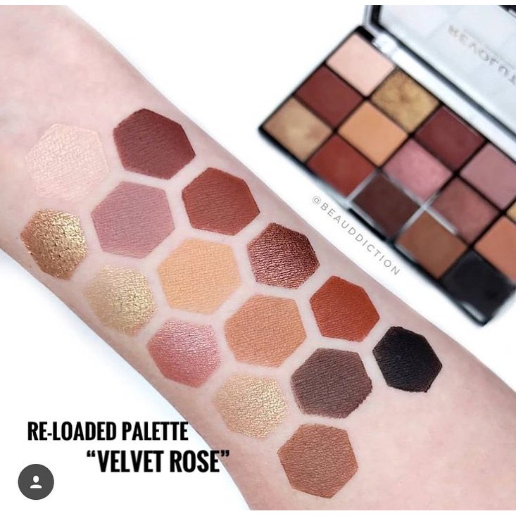 Bảng phấn mắt Revolution Reloaded Velvet Rose