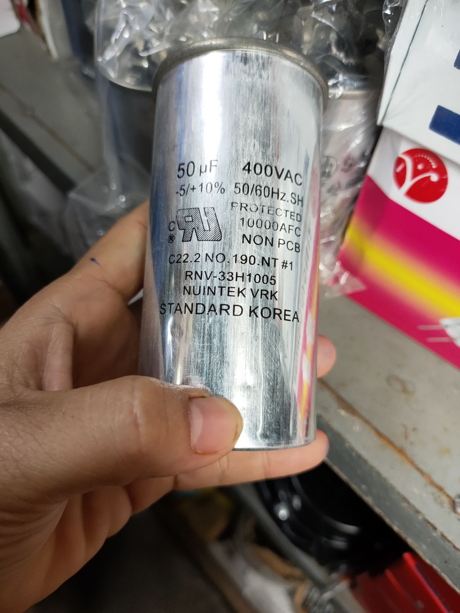 Tụ nhôm điều hoà 50uf 400v