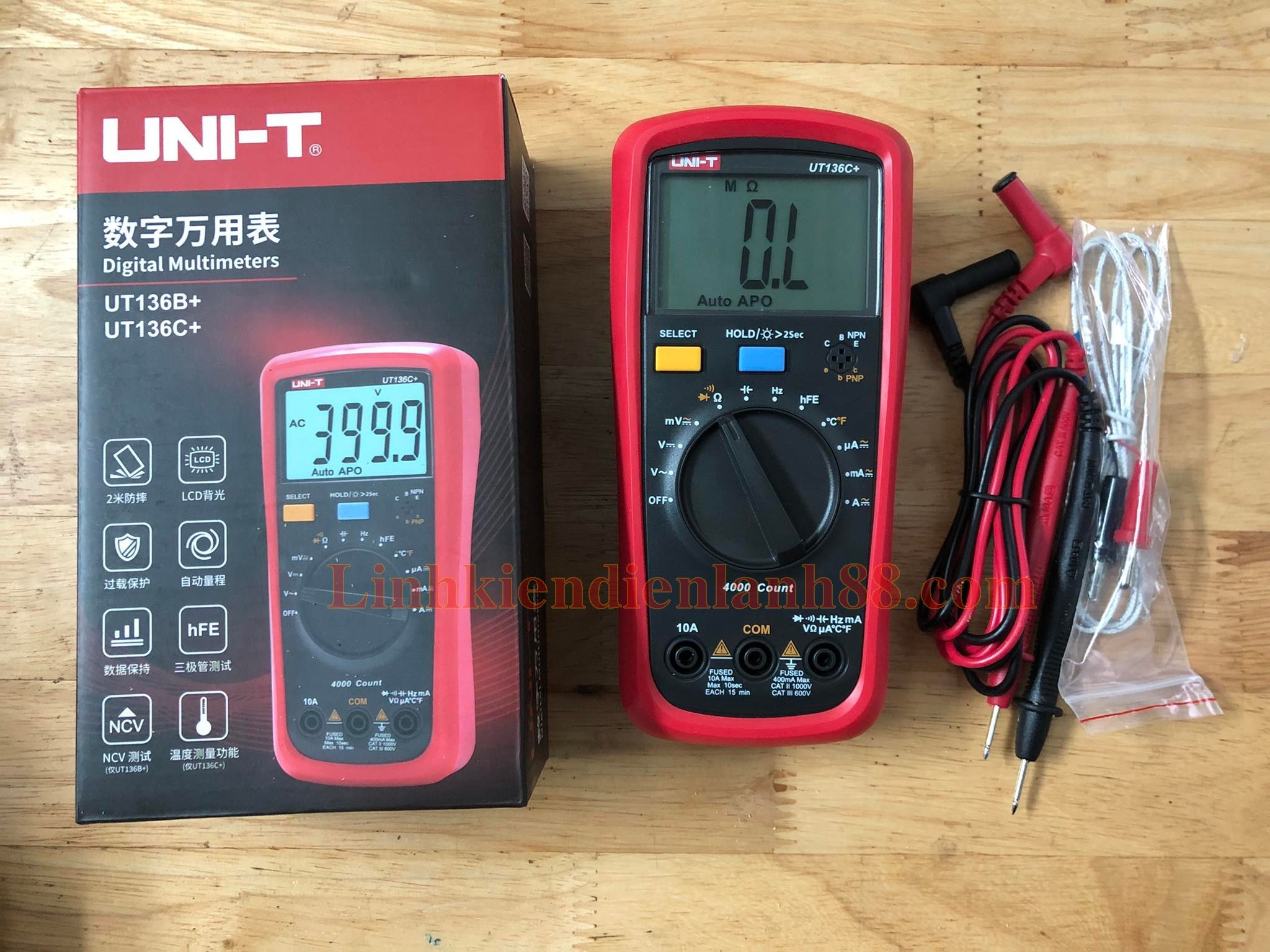 Đồng Hồ Vạn Năng UT136C+ Mới, Chính Hãng.