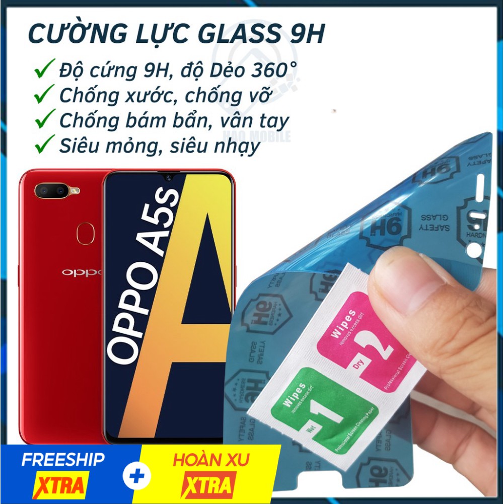 Dán cường lực dẻo nano oppo a5 2020, oppo a5s, a51