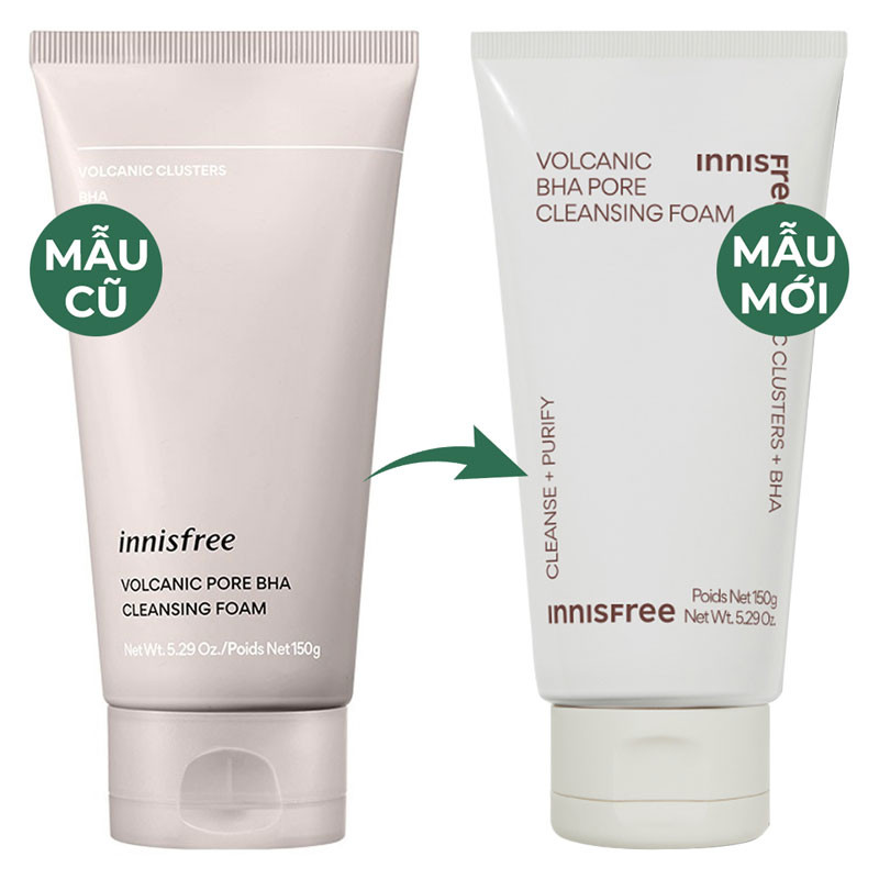Sữa Rửa Mặt Innisfree Cleansing Foam 150ml (Mẫu mới)