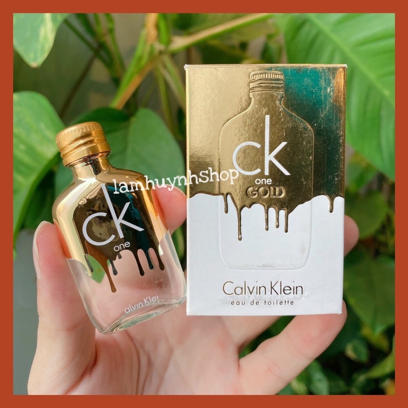 [ CHÍNH HÃNG] Nước hoa mini CK ONE GOLD 10ml