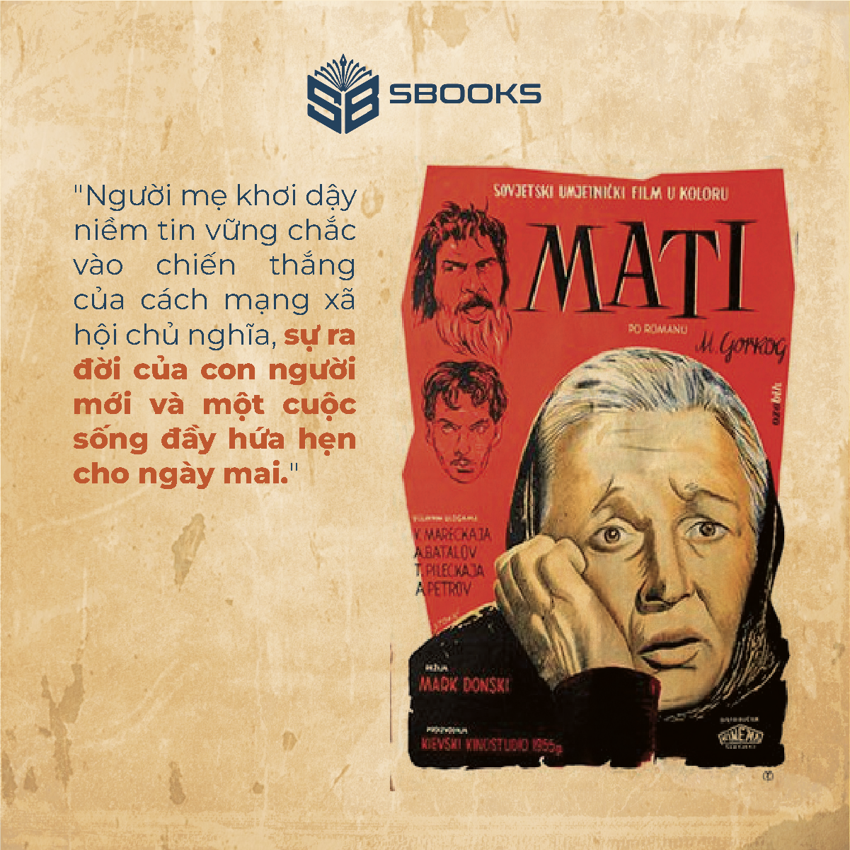 Sách - Người Mẹ - SBOOKS - Macxim Gorky