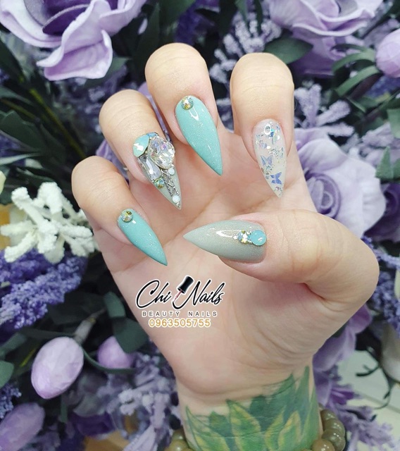 Nhũ bướm phụ kiện nail