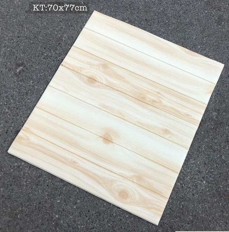 Xốp dán tường giả gỗ - SET 10 tấm