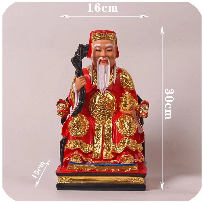 Thần Đất, mẹ chồng đất, thần may mắn, Phật nhựa, Thần Đất, sữa đất, Mẹ Chồng đất, 30cm
