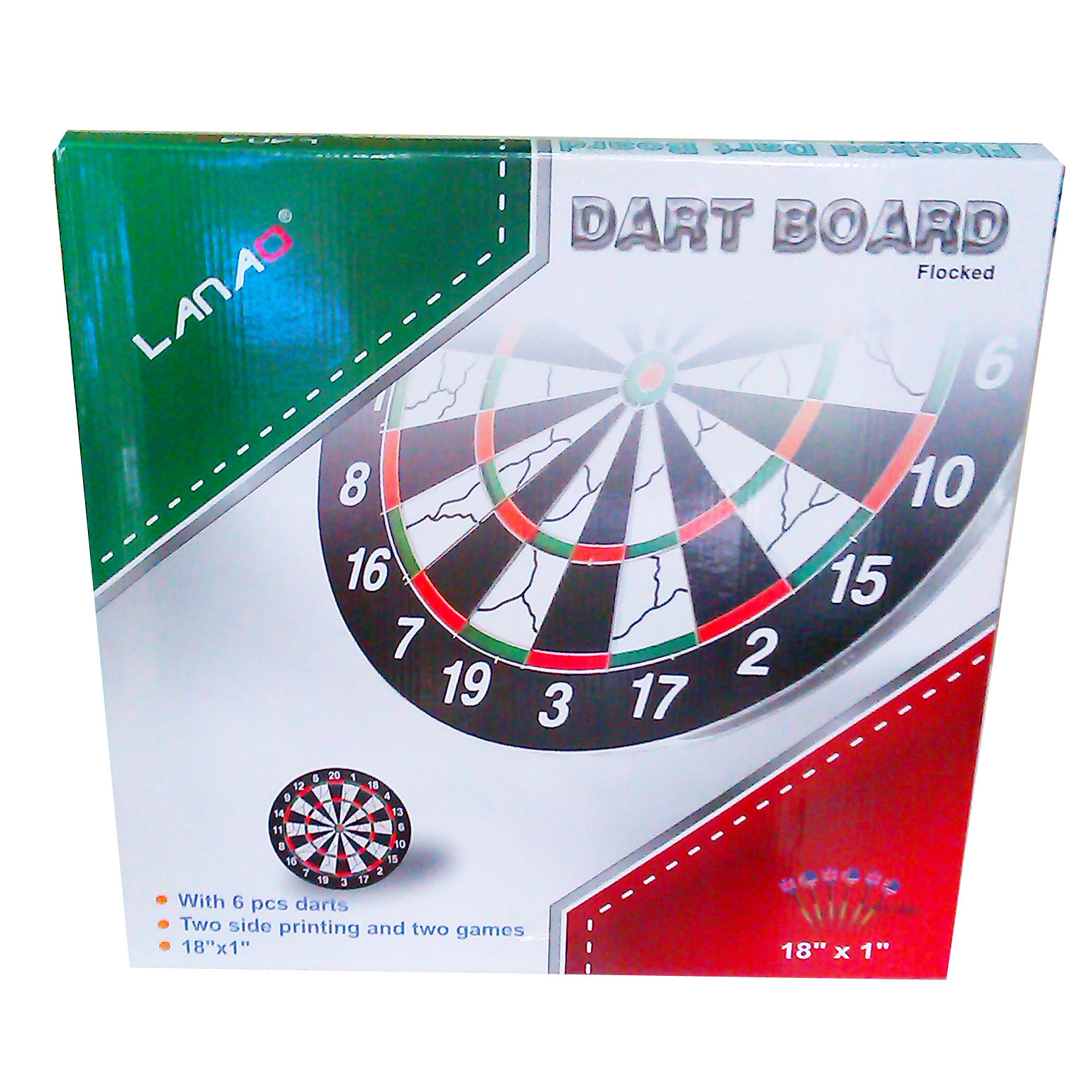 [HCM]Bảng Phóng Phi Tiêu 18 inch (Flocked Dart Board)