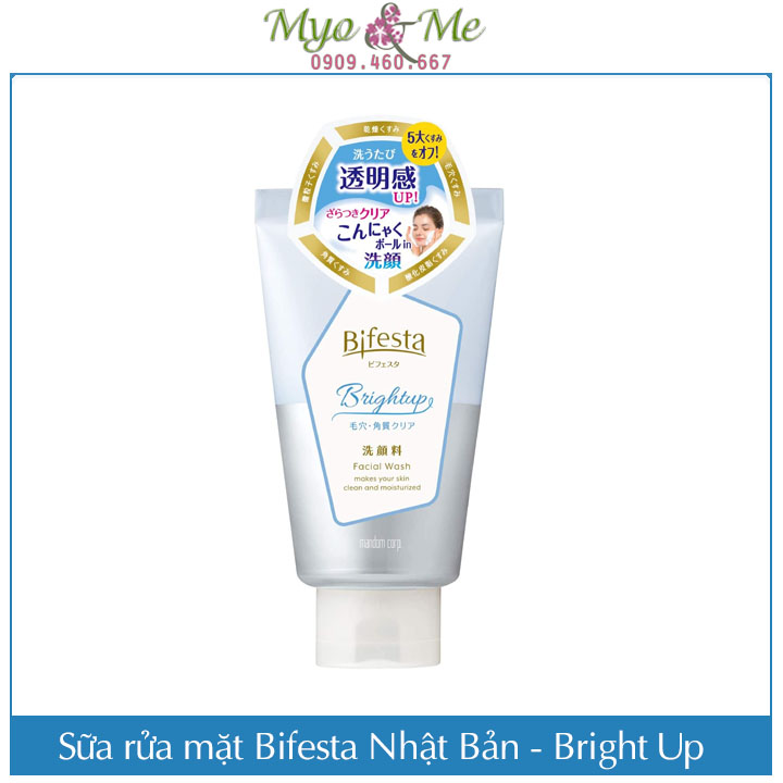 Sữa rửa mặt Bifesta Nhật Bản (Brightup/Moist/Serum in)