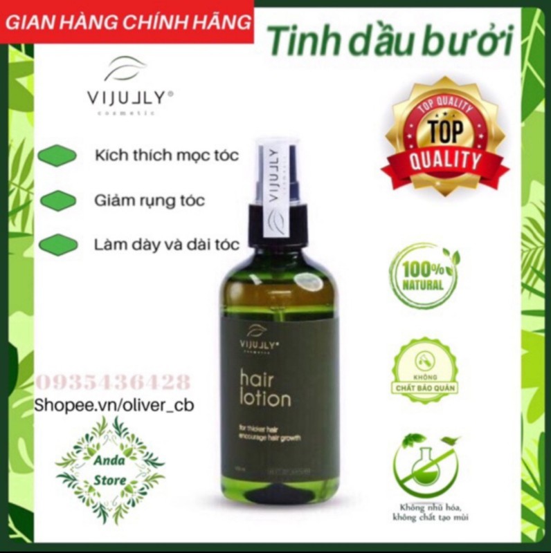 Tinh Dầu Bưởi Vi Jully - xịt bưởi Vijully kích mọc tóc - làm dày tóc